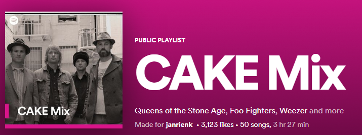 janrienk's tweet photo. #spotify doet veel suggesties voor playlists. Tot nog toe heeft deze wel echt de leukste titel :) https://t.co/rdXkWK2VlV