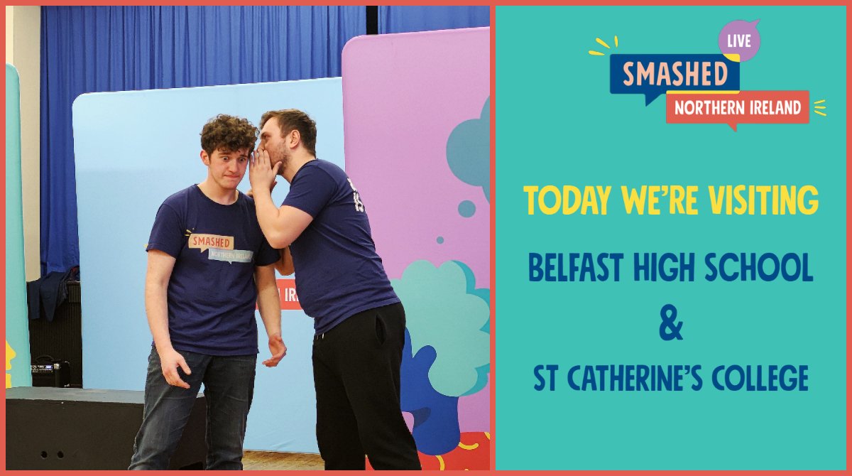 CollingwoodL's tweet photo. We're midway through week 3 of the #SmashedNI #SmashedLive tour, and today we'll be #empowering over 300 young people from @belfasthighsch1 & @stcatherines247 to better understand how #PeerPressure and #SocialInfluence affects our decision-making around #Alcohol while underage. https://t.co/CTMPatEIGC