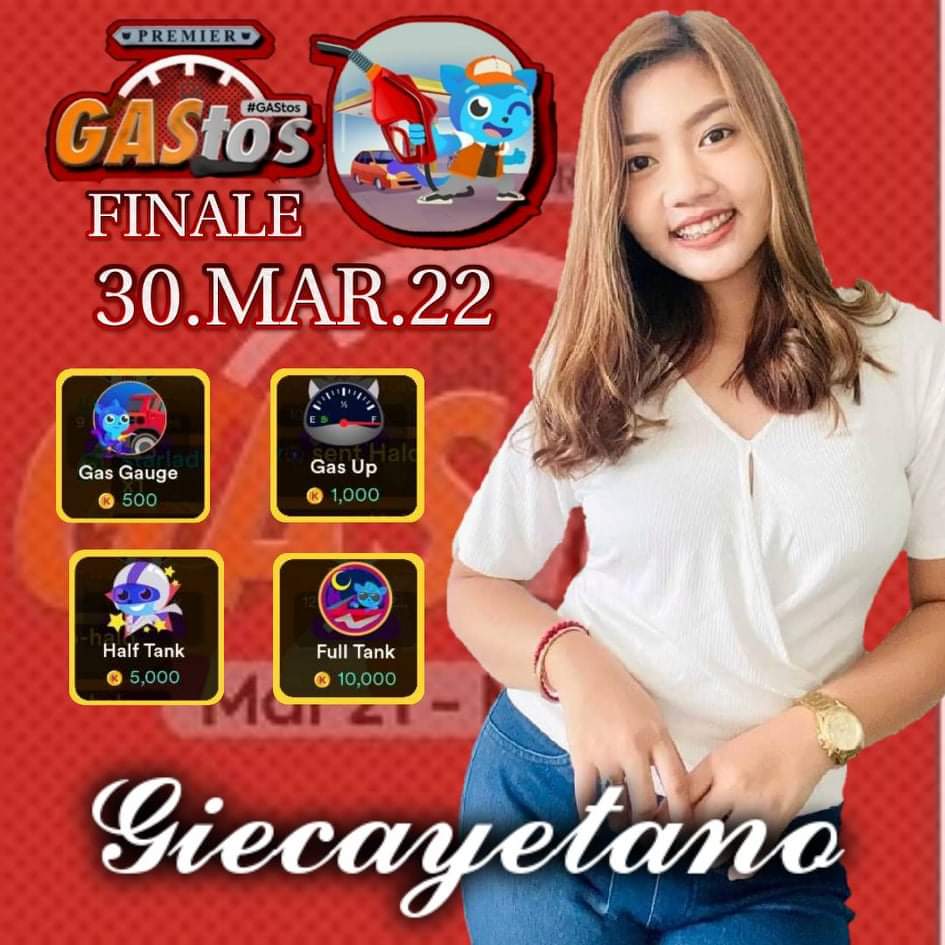 Guys !!! Lets support Ms.Giecayetano on her  finale Gastos campaign tonight in KUMU love love 🌻🍌☕🥰