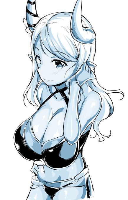 水着クビラ「はしゃぎ過ぎちゃったかな・・・」 #グラブル 