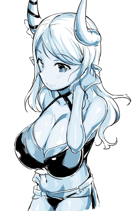 水着クビラ「はしゃぎ過ぎちゃったかな・・・」 #グラブル 