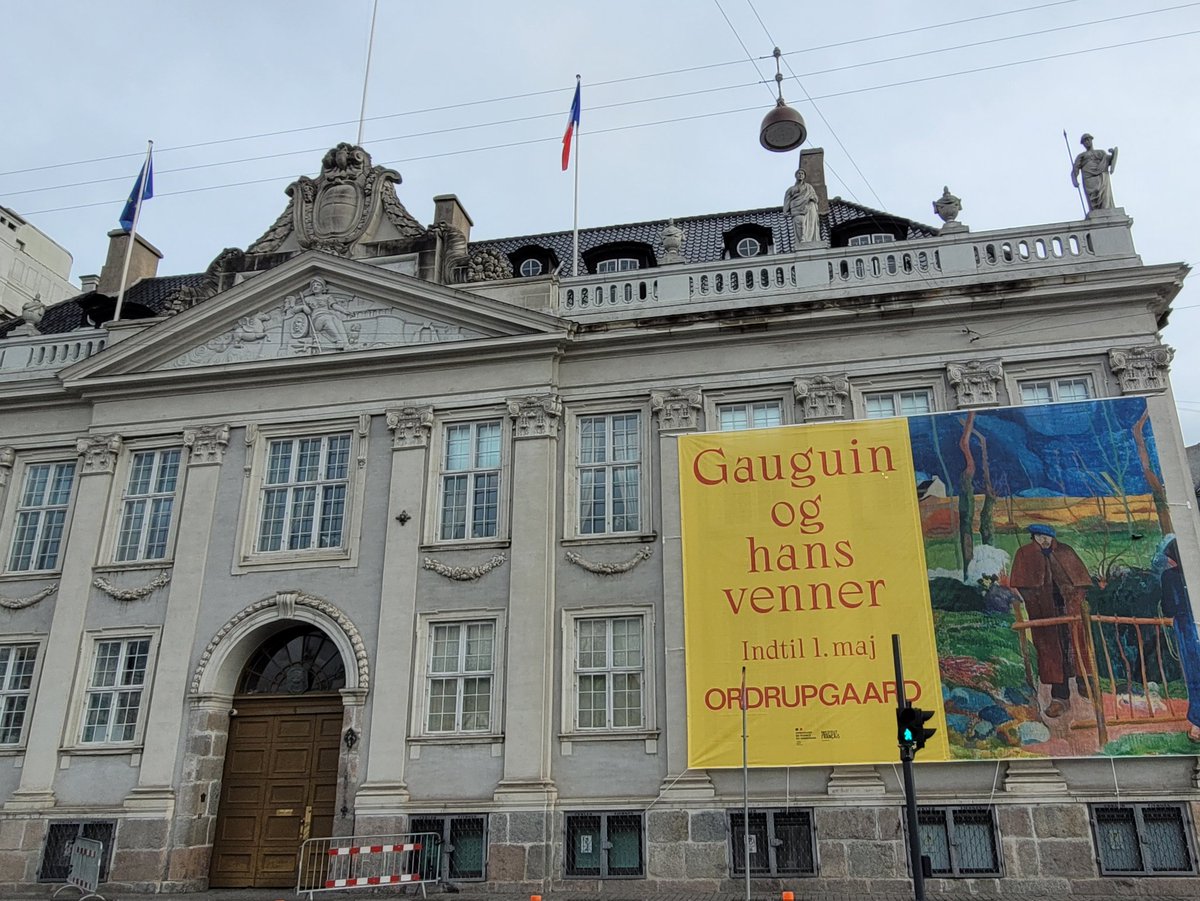 FRimoux's tweet photo. With my colleagues of @francedk & @ifdanemark, we warmly recommand the exhibition "Gauguin and His Friends" in #Ordrupgaard with several masterpieces a.o.
of the crucial years after 1889. Once again a world-class exhibition, & a colorful journey in Brittany, to be seen til May 1! https://t.co/phfcvUqTu6