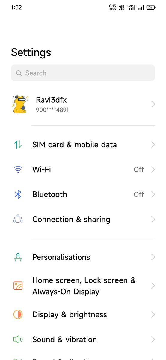 ravi3dfx's tweet photo. Mi Sans Font (Grabbed from #MiUI13) looks amazing on my #realmext #realmeui2.0 π πΉ
isn't it ? @MadhavSheth1 @FrancisRealme @realmeIndia
#stufflistingsarmy #realme https://t.co/cVNjcCUrNi