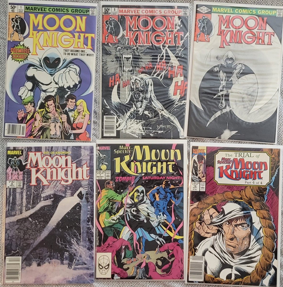 Kane_Grad's tweet image. So happy that I can say the first episode of #MoonKnight was awesome! Really enjoying what they're doing with the characte so far! Doing my favourite super hero justice! Here's a small selection of my favourite Moon Knight covers from my collection.