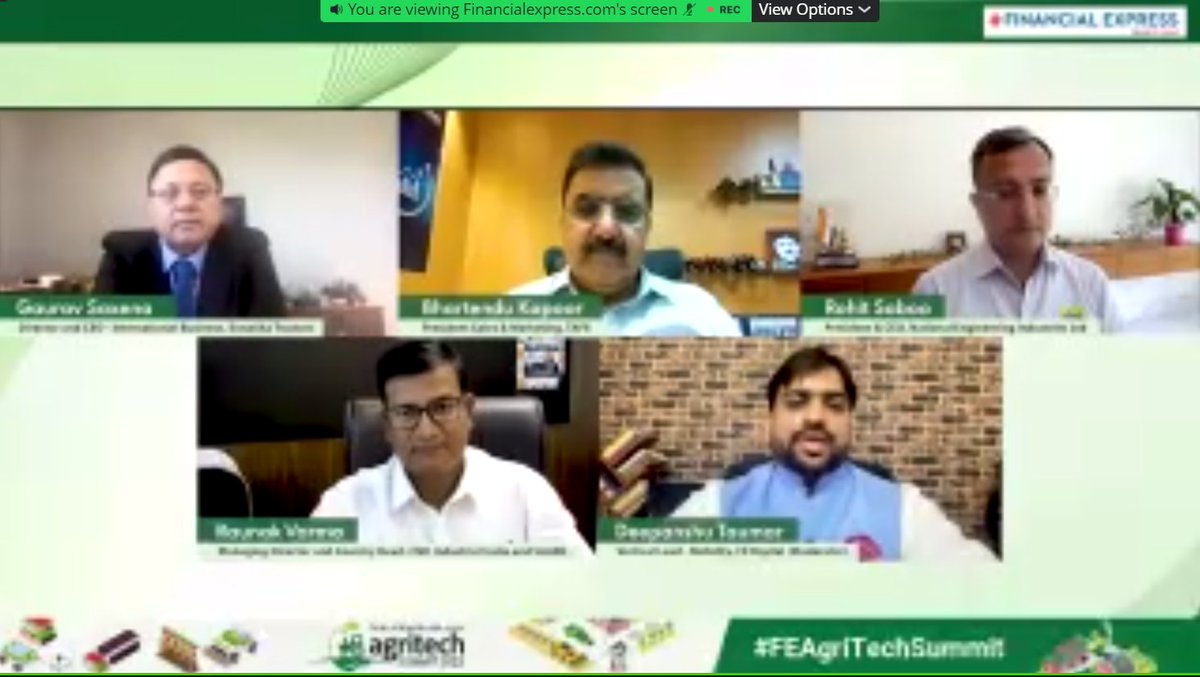 XpressMobility's tweet photo. The market is fairly robust both for domestic and export
 
— Raunak Varma, Managing Director and Country Head, CNH Industrial India and SAARC

#FEAgriTechSummit

@DTaumar https://t.co/C3u3g2Ifzq