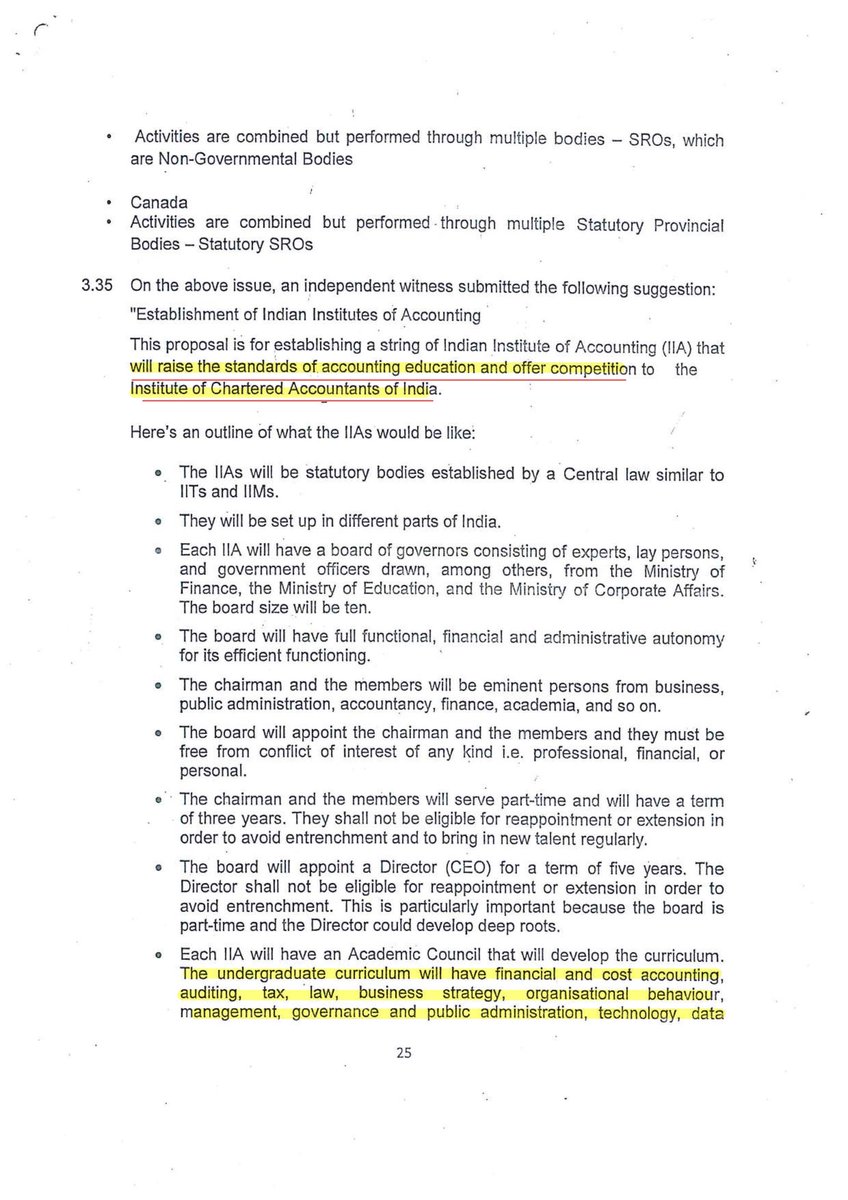 harsh_shah_99's tweet photo. BREAKING - Welcome to the new world
Now this IIA. What is IIA?
offering BBA and MBA Like programmes in CA Specific Fields in direct competition to ICAI. They will have a license to practise similar to CAs.
Will be called CPAs. Will work under NFRA.
#iia #saveicai @theicai https://t.co/LLLJpyNXjJ
