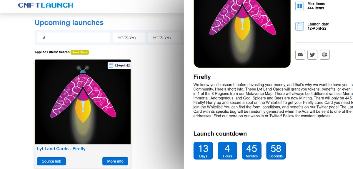Check us on @CNFT_LAUNCH 
#CNFTCommunity  #dropnft #NFTCommunity 

cnftlaunch.io