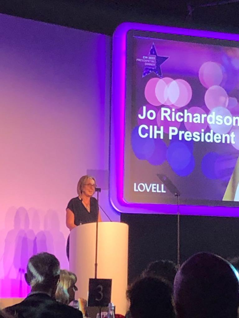 Thank you for an inspiring evening it was so good to finally housing peers in person #homeful #proudtobeprofessional <a href="/CIH_events/">CIH Events</a> <a href="/CIHSE1/">CIHSE</a> <a href="/CIHhousing/">Chartered Institute of Housing</a> <a href="/Socialhousing/">Jo Richardson FCIH</a> <a href="/daisymcandrew/">Daisy McAndrew</a>