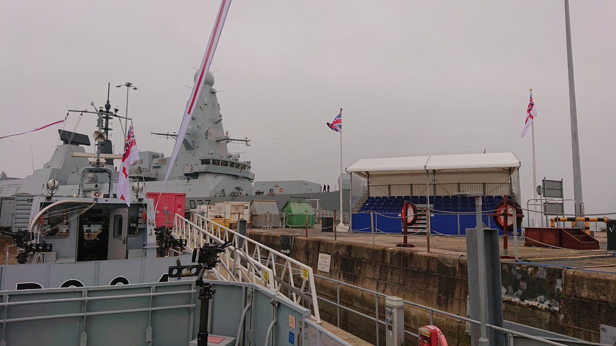 HmsSabre's tweet photo. Final preparations for our and @HmsScimitar's Decommissioning Ceremony are well underway! https://t.co/8V9LEVkn7B