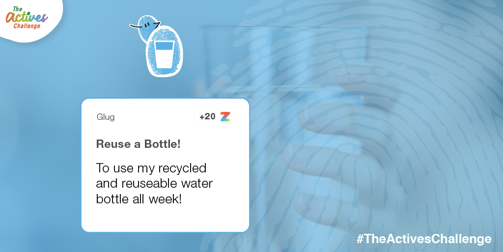 theactivesteam's tweet image. Are you looking to start April doing something good?🤔

We've got some actions for you to get involved with, which will start your April off knowing you're living a healthy lifestyle!

Today's challenge is from Glug - In April, use a recycled and reusable water bottle for 1 week!