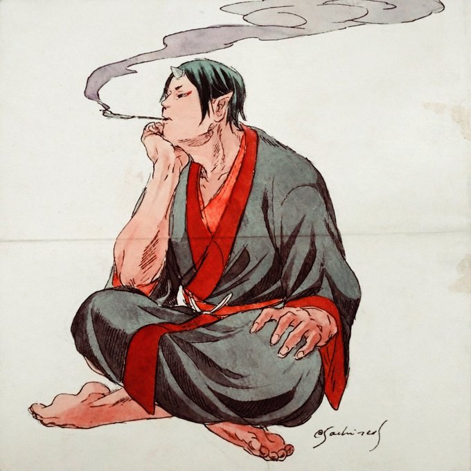 「くわえタバコ」のTwitter画像/イラスト(人気順｜RT&Fav:50)｜17ページ目