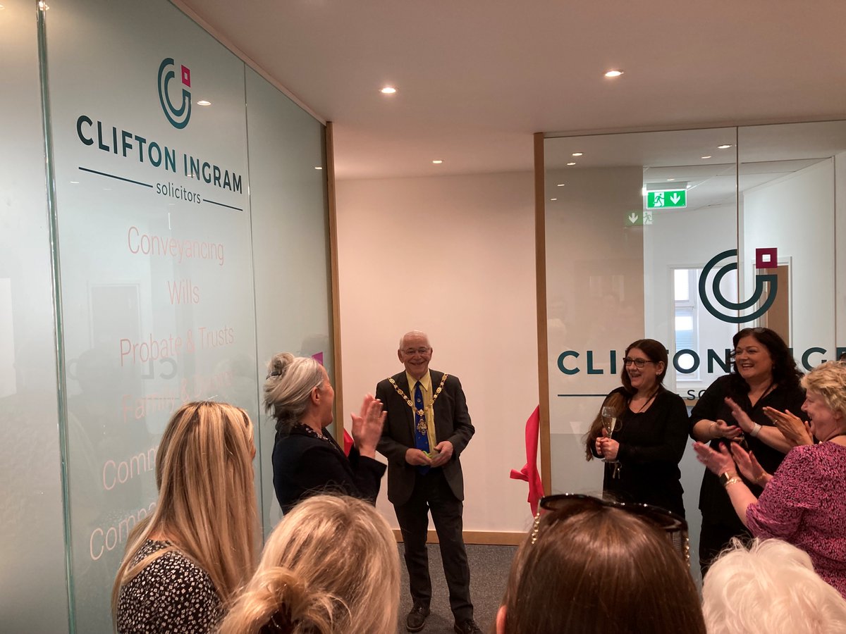 Our Farnham office has moved! The team have been celebrating moving into our new office in Gostrey Street, Farnham. Managing Partner Anne Deller and the Mayor of Farnham cut the ribbon for the official opening.