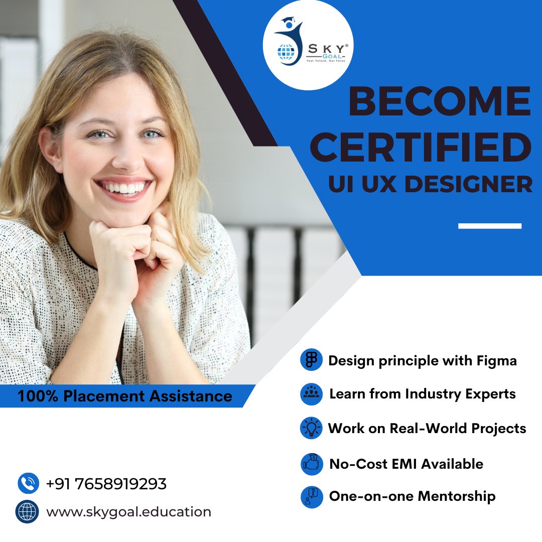 Skygoal8's tweet image. Don't just learn UI/UX Design—master it!
Develop 21st century skills that open up opportunities. Skygoal is accepting applications for its course now.
Enroll and Get Up to 40% Scholarship.
#uiux #uiuxdesigncourse #learndesign #webdesign #appdesign