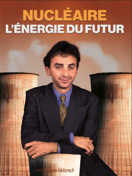 sdnfr's tweet photo. [🔴En direct] le prix du meilleur scénario est décerné à @ZemmourEric pour son projet présidentiel délirant de construction de 14 nouveaux réacteurs s'il est élu #NucléaireVert2022 #PromessesBidons https://t.co/naeFgUC402