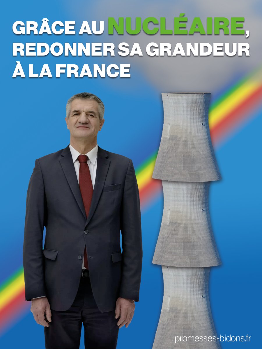 sdnfr's tweet photo. [🔴En direct] le prix du meilleur dialogue 2022 est remporté par @jeanlassalle pour sa langue de bois sur le #nucleaire et l'écologie #NucléaireVert2022 #PromessesBidons https://t.co/iBuHm2yjdN