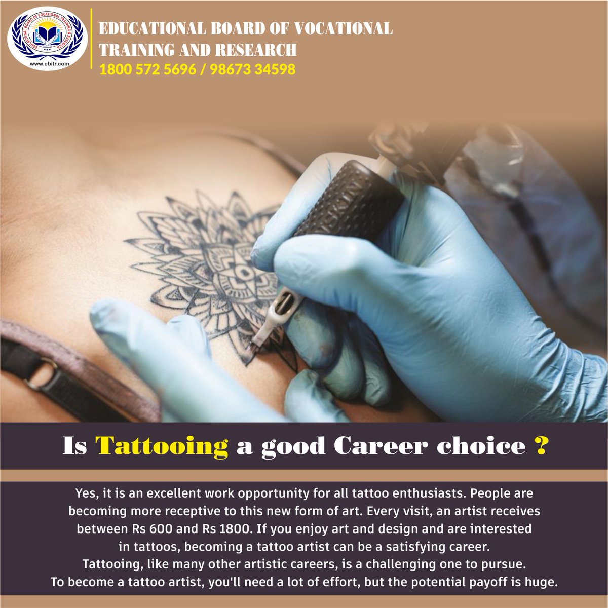 ebitrBoard's tweet photo. ⓘ INFORMATION
✶ IS TATTOOING A CAREER CHOICE ? https://t.co/PFfcFtNZo6