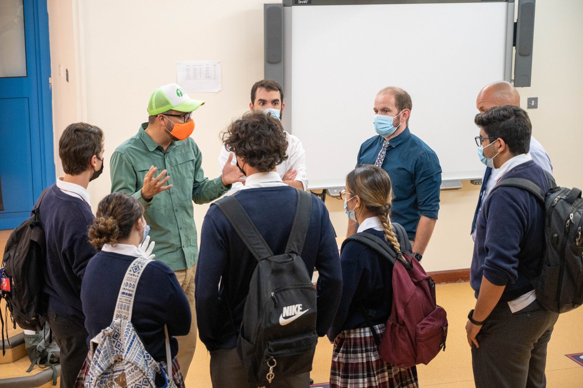 sekqatar's tweet photo. Doha Environmental Actions Project (DEAP) visited @sekqatar last week. Learn more and find out how you can support the #beachcleanup🏖️ movement here in #Qatar 👉🏻 https://t.co/UU2G0nD5On #keepqatarclean #deapqatar #volunteer #ibschool https://t.co/B2KckpW0SD