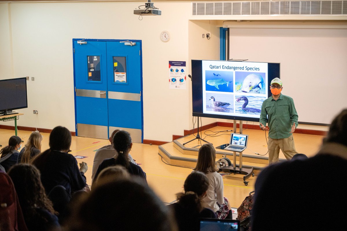 sekqatar's tweet photo. Doha Environmental Actions Project (DEAP) visited @sekqatar last week. Learn more and find out how you can support the #beachcleanup🏖️ movement here in #Qatar 👉🏻 https://t.co/UU2G0nD5On #keepqatarclean #deapqatar #volunteer #ibschool https://t.co/B2KckpW0SD