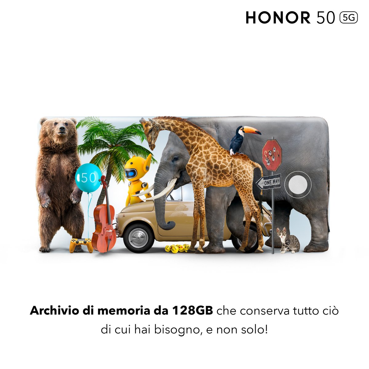 Honor_IT's tweet photo. Con #HONOR50 il tuo mondo sara' sempre con te! Scegli la versione adatta a te da 128GB o 256BG.
Acquistalo nei migliori negozi di elettronica o su https://t.co/d6zobBRUBK
#WonderInOneTake https://t.co/heoJT0wpsq