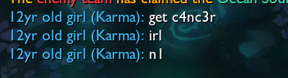 crysa_gaming's tweet photo. @LoL_France Oh oui continuer à sortir des skins fabuleux pendant que votre communauté reste quand à elle la pire des tous les jeux confondus (2 screens d'une seule game not bad) https://t.co/Kl9m8kKspI