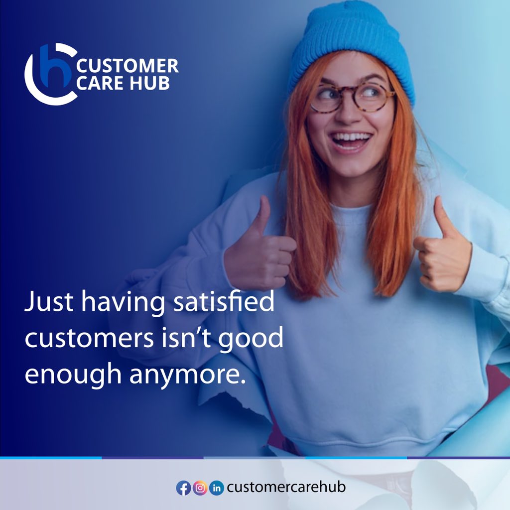 MalisaKush's tweet image. Just having satisfied customers isn’t good enough anymore. If you really want a scalable business, you have to create an awesome customer experience to create raving fans.

#customerservice #Cshub #customerexperience