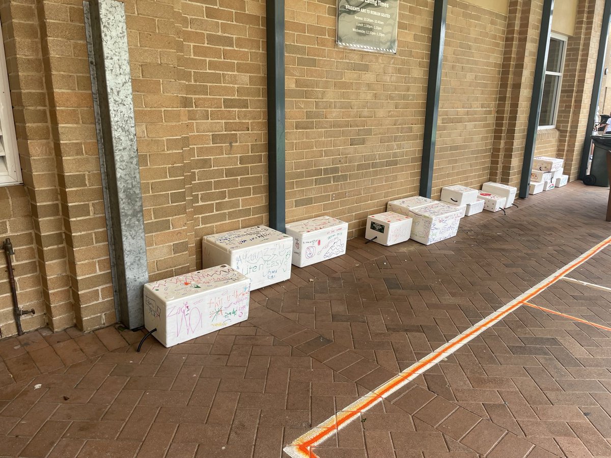 Learning showcase with parents where we made worm farms! #Collaboration #STEMeducation