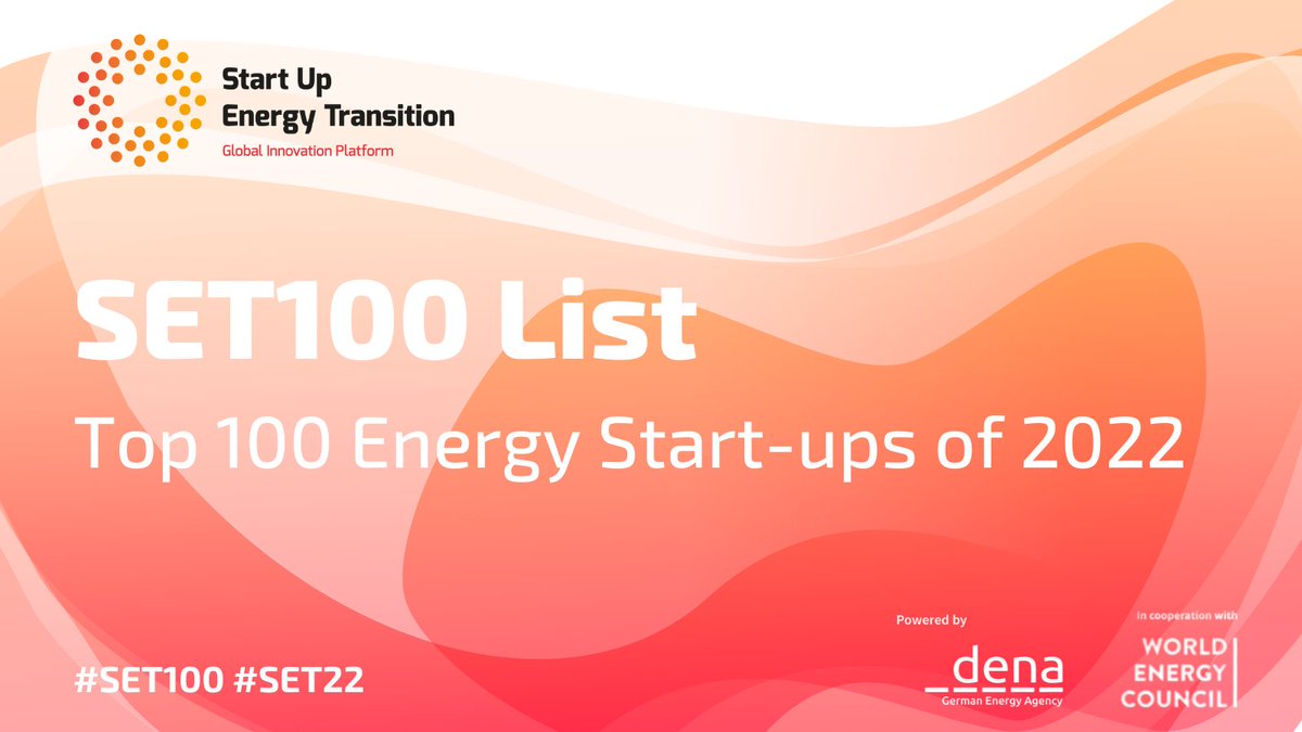 Start Up Energy Transition (SET) tweet media
