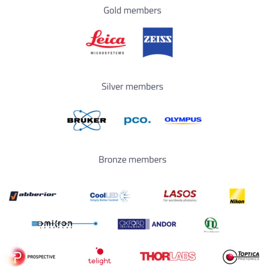 German BioImaging (@gerbi_gmb) on Twitter photo A big THANK YOU to our corporate members for their support of our society ❤️!
<a href="/LeicaMicro/">Leica Microsystems</a> <a href="/zeiss_micro/">ZEISS Microscopy</a> <a href="/BrukerNano/">Bruker Nano Surfaces & Metrology</a> <a href="/pco_imaging/">pco.</a> @OlympusLifeSci <a href="/Abberior/">Abberior</a> <a href="/coolLEDltd/">CoolLED</a> <a href="/NikonInst/">Nikon Microscope Solutions</a> <a href="/OmicronLaser/">Omicron-Laser</a> <a href="/AndorTechnology/">Oxford Instruments Andor</a> <a href="/PicoQuant/">PicoQuant</a> <a href="/ProspectiveInst/">Prospective Instruments</a> <a href="/telight/">TELIGHT Co.</a> <a href="/Thorlabs/">Thorlabs</a> <a href="/TOPTICA_AG/">TOPTICA Photonics</a> A big THANK YOU to our corporate members for their support of our society ❤️!
<a href="/LeicaMicro/">Leica Microsystems</a> <a href="/zeiss_micro/">ZEISS Microscopy</a> <a href="/BrukerNano/">Bruker Nano Surfaces & Metrology</a> <a href="/pco_imaging/">pco.</a> @OlympusLifeSci <a href="/Abberior/">Abberior</a> <a href="/coolLEDltd/">CoolLED</a> <a href="/NikonInst/">Nikon Microscope Solutions</a> <a href="/OmicronLaser/">Omicron-Laser</a> <a href="/AndorTechnology/">Oxford Instruments Andor</a> <a href="/PicoQuant/">PicoQuant</a> <a href="/ProspectiveInst/">Prospective Instruments</a> <a href="/telight/">TELIGHT Co.</a> <a href="/Thorlabs/">Thorlabs</a> <a href="/TOPTICA_AG/">TOPTICA Photonics</a>