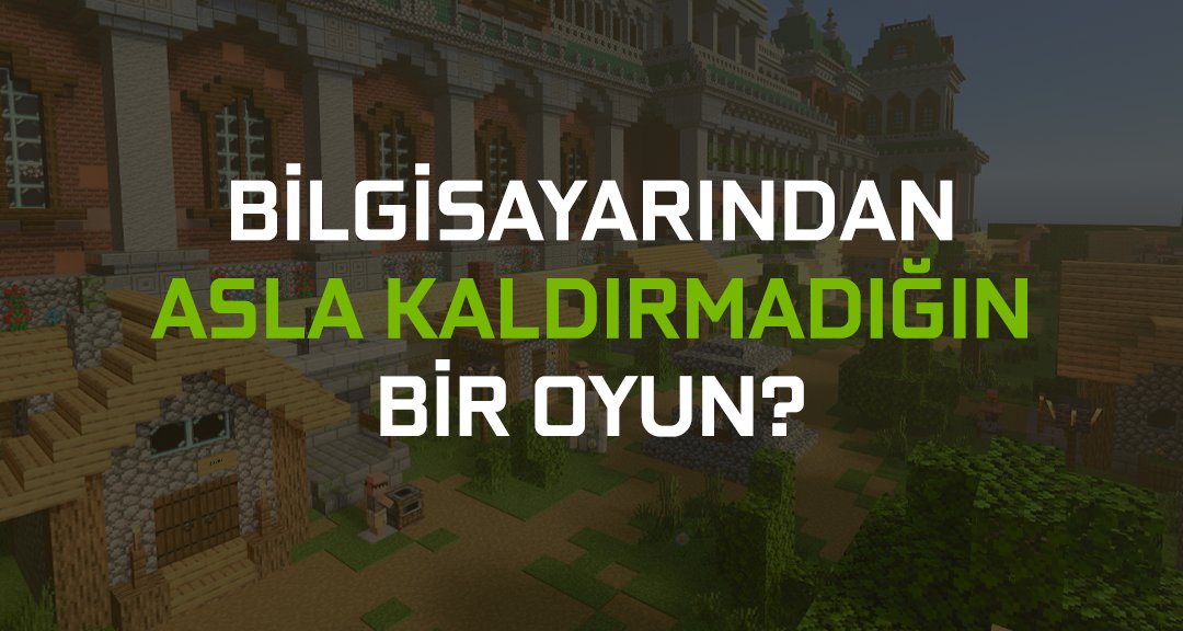 Çoooook uzun zamandır oynanmasa da olur; ama o oyun asla silinmez. 💚 

*Cevaplayan ve RT'leyen 10 takipçimize Steam Wallet Code ışınlanır.* Cuma 20.00'de burada buluşalım.