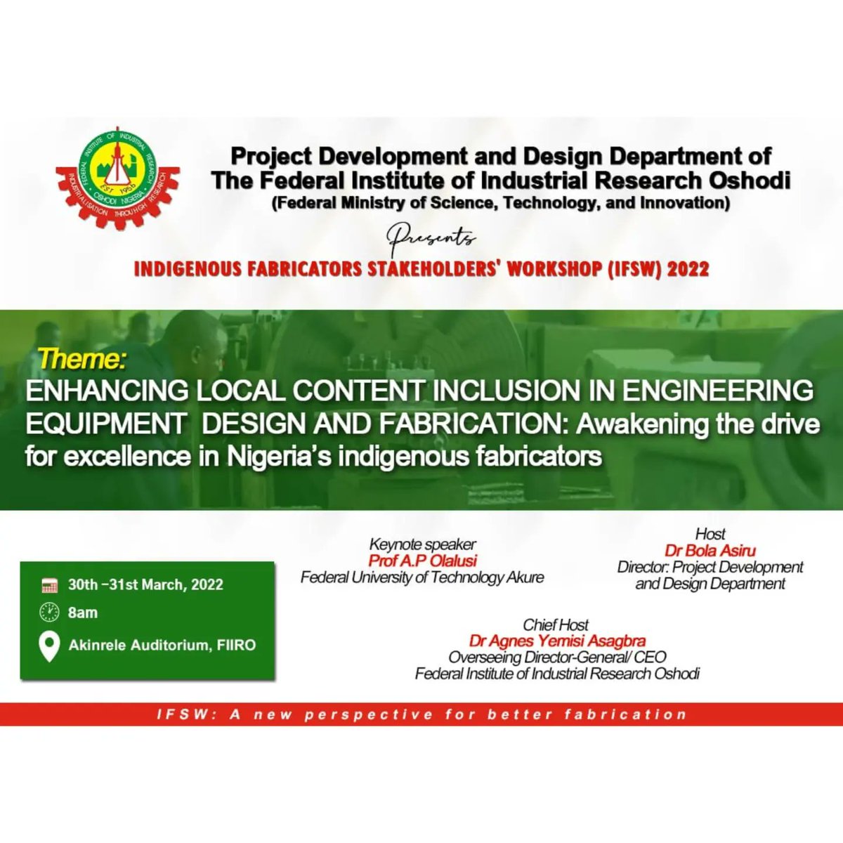 FiiroOfficial's tweet photo. Due to unexpected circumstances, today's event has been relocated to a new location. The address is: Digital Bridge Institute, (DBI) FIIRO Road, by Cappa Bus Stop, Oshodi.
We apologize for any inconvenience.
Thank you. https://t.co/1jp1ByoJiJ