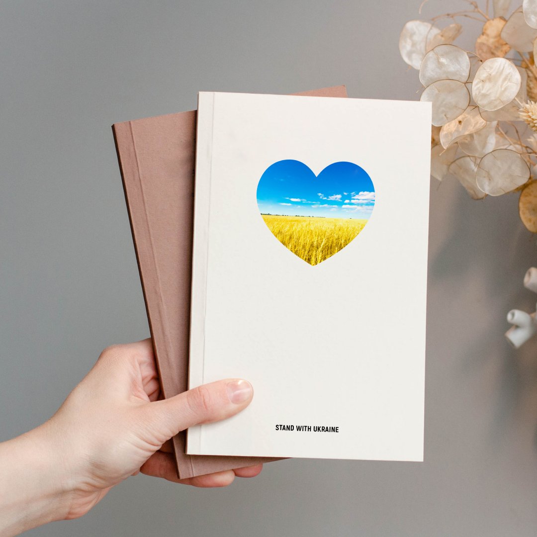 UKRexportJPN's tweet photo. Dear friends of Ukraine! We are offering you a new series of patriotic notebooks to support Ukraine.  You can order from the link https://t.co/jjqK0698FJ. Stay with Ukraine 💙💛 https://t.co/3H35iU8LaT