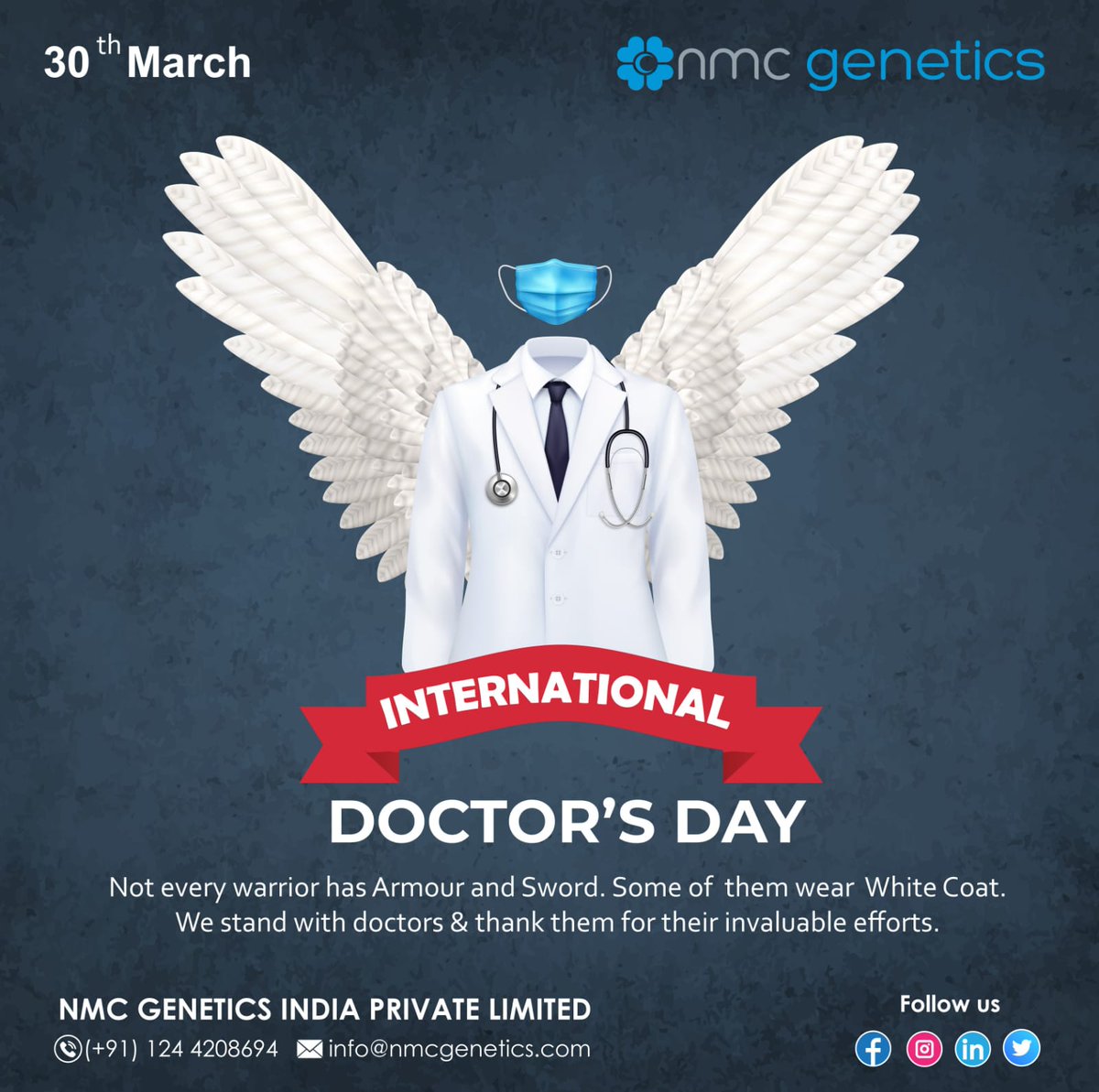 NeotechworldLab's tweet photo. International Doctors Day!
#doctor #healthcare #healthcareworkers #genomics #genetictesting #pharmacogenomics #wellnesstesting #internationaldoctorsday https://t.co/iyziiEI32N