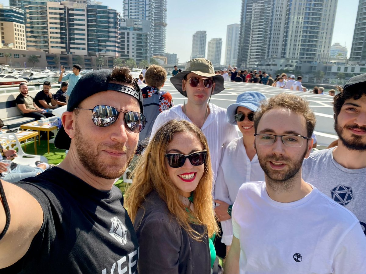 Pre-conference yacht party, ETH Dubai.

#ethdubai #proveuswrong #kleros @Kleros_io