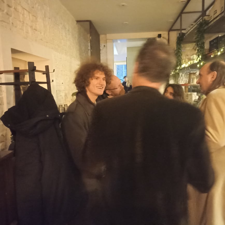 polyversity's tweet photo. Photos coming through from a far star, long ago. Or perhaps from Albion Road at the Lights book launch last night. https://t.co/vXOr40p9EC