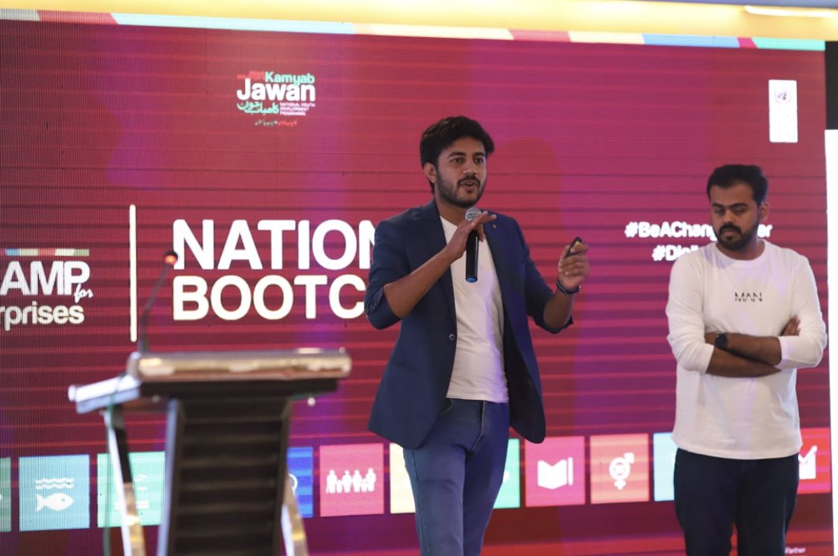 UNDP_Pakistan's tweet photo. Who will be the winner of our #NationalBootcamp?!
Our top 10 finalists are now working on their final pitches! They will be presenting their business models to a panel of industry experts. Stay tuned!
#DigitalPakistan
@jazzpk @solforgpk https://t.co/B020tj20LG