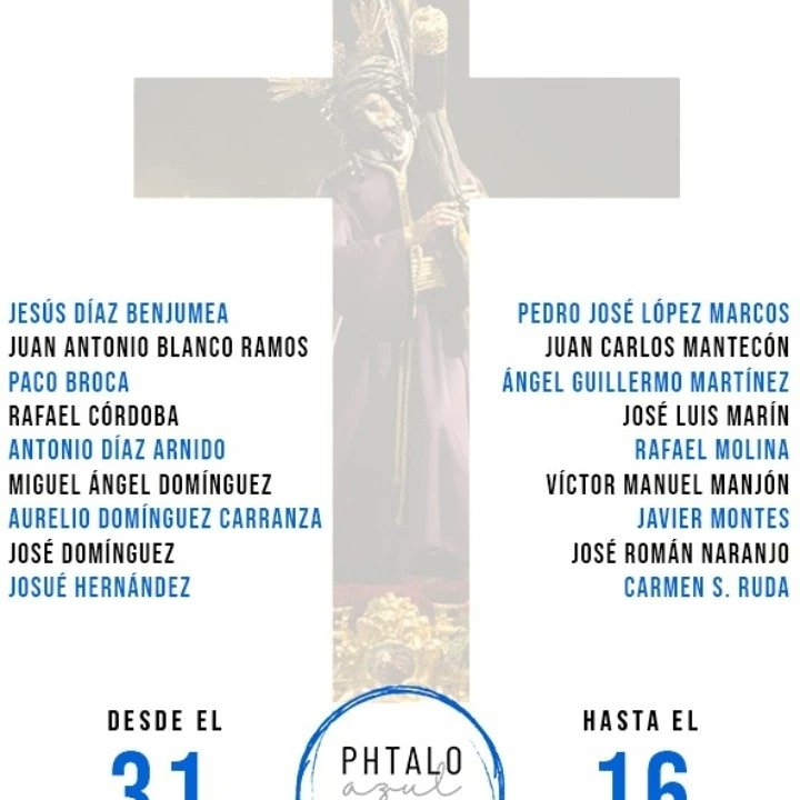 carmenvvvvv's tweet photo. Nueva exposición de cuaresma, Pedro J. López. Podéis visitarla a partir del viernes 1 de abril en la calle Rosario, perpendicular a Tetuán, Sevilla, en la galería PHETALO AZUL. 
#academiarincondelarte
#pinturaesperanzamacarena
#cartelescofrades
#pinturacofrade
#restaurador https://t.co/KzZZzxsuv1