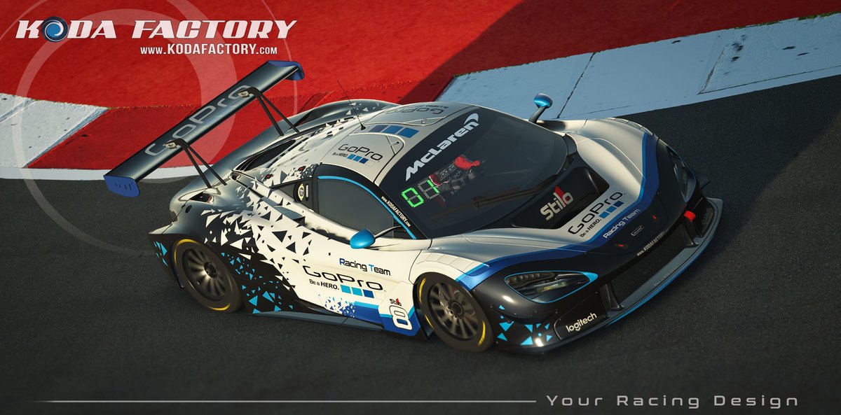 One of the 100+ currently available skins on Patreon: patreon.com/kodafactory #iRacing #rFactor2 #kodafactory #kodasimracingdesign
