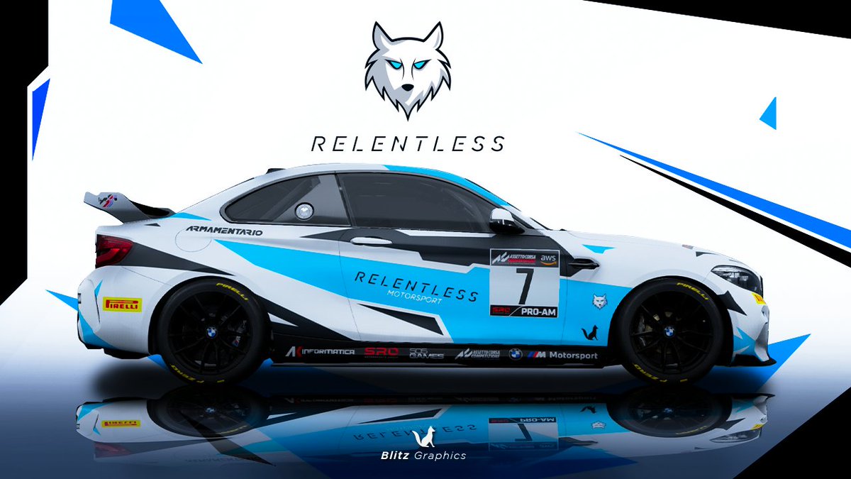 _ItsBlitz's tweet photo. 🇦🇺@_ItsRelentless have added another BMW to the fleet this time the crowd pleasing M2.

As the designer and team owner😉I once again approve haha

🔹Join the team here: https://t.co/MM4jo2TBeW

@rapidriversclub @AC_assettocorsa #graphicsdesign #CustomLivery https://t.co/quIJNaOhus