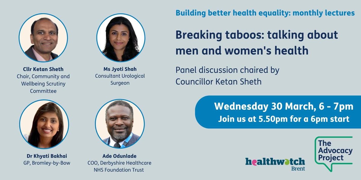 ketansheth3's tweet photo. Breaking taboos: talking about men and women's health
w/ @missjyotishah @DrKhyatiBakhai &amp; @adeodunlade https://t.co/nfP70gk0tn