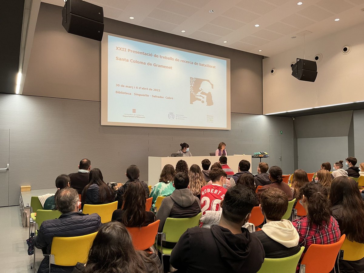 SE Santa Coloma de Gramenet (@crpsantacolomag) on Twitter photo Tornem a la presencialitat amb la XXII edició de presentació de treballs de recerca a Santa Coloma de Gramenet. <a href="/MireiaG_S/">Mireia González Sáez</a> Tornem a la presencialitat amb la XXII edició de presentació de treballs de recerca a Santa Coloma de Gramenet. <a href="/MireiaG_S/">Mireia González Sáez</a>