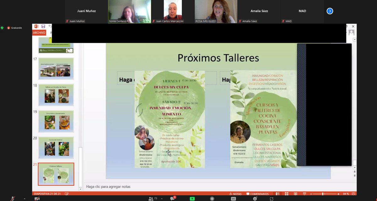 cadealmeria's tweet photo. 📢 Está ocurriendo‼️ "#Sostenibilidad, tierra y salud"🌍
#ideasclave y propuestas para crear un #proyecto sostenible desde su diseño. #ODS https://t.co/XEo9fsS4oc