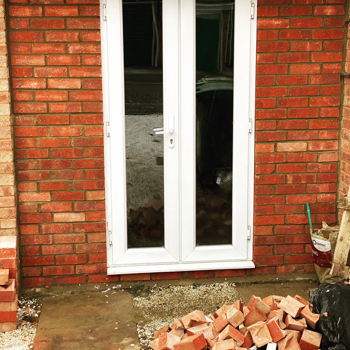 Danjamesshort's tweet photo. The doors are on and the next phase of the build begins next week 🧱 https://t.co/YWrig9m8KL