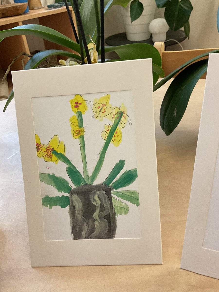 stpeters2_8's tweet photo. We hope all the mummies in Reception had a wonderful Mother’s Day and you have the watercolour orchid painting your child painted for you in pride of place at home! 😍#observationaldrawing #yorkopenstudios #buddingartists https://t.co/hzqMUyhSYr