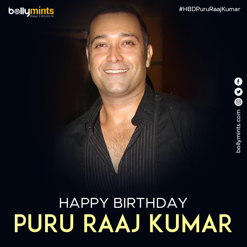 BollyMints's tweet photo. Wishing A Very Happy Birthday To #PuruRaajKumar !
#HBDPuruRaajKumar #HappyBirthdayPuruRaajKumar https://t.co/77p3yBDVID