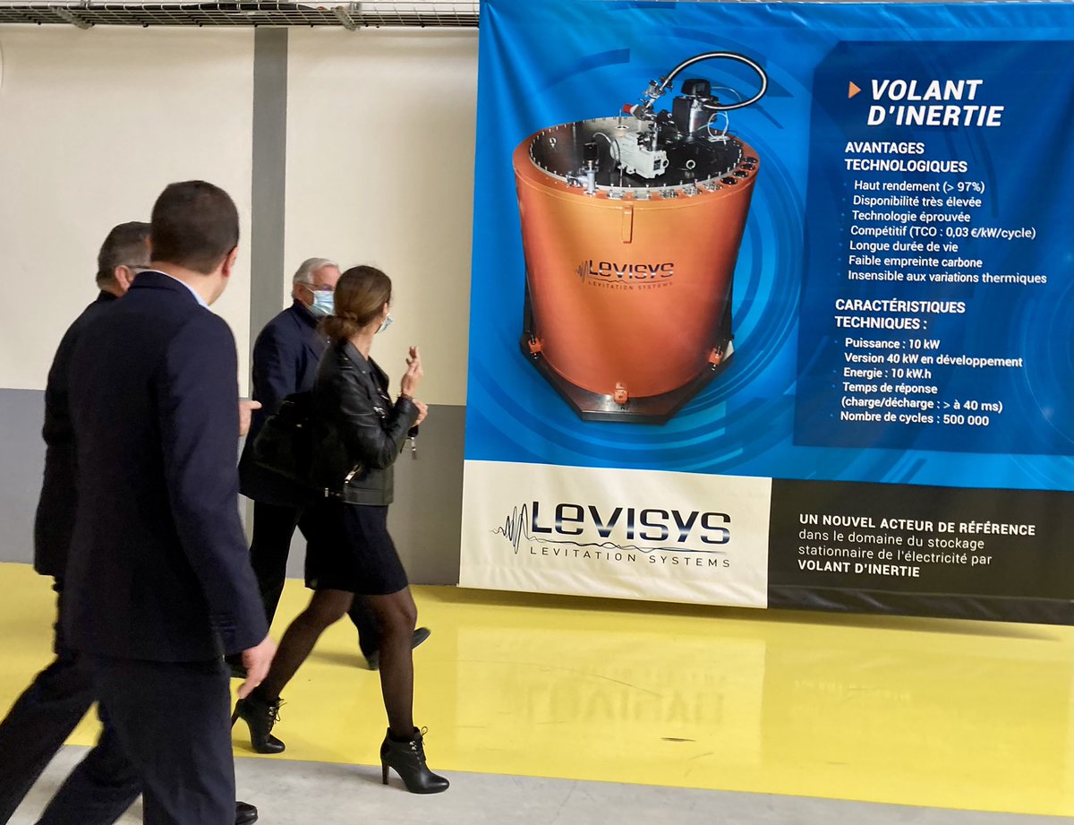 GaginPaoli's tweet photo. L’innovation au service de la transition énergétique
La société auboise #Levisys dvlp des volants d’inertie, techno de pointe de stockage et de résilience du réseau, pour accompagner le déploiement des #EnR et renforcer la souveraineté énergétique. #AutonomieÉnergétique (2/6) https://t.co/Cw8AxMVXJB