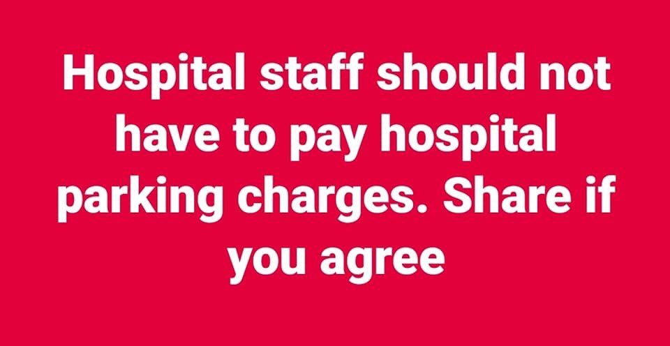 We agree with this 100% and can’t believe the Government want to start charging NHS staff again.

Please RT if you agree too.