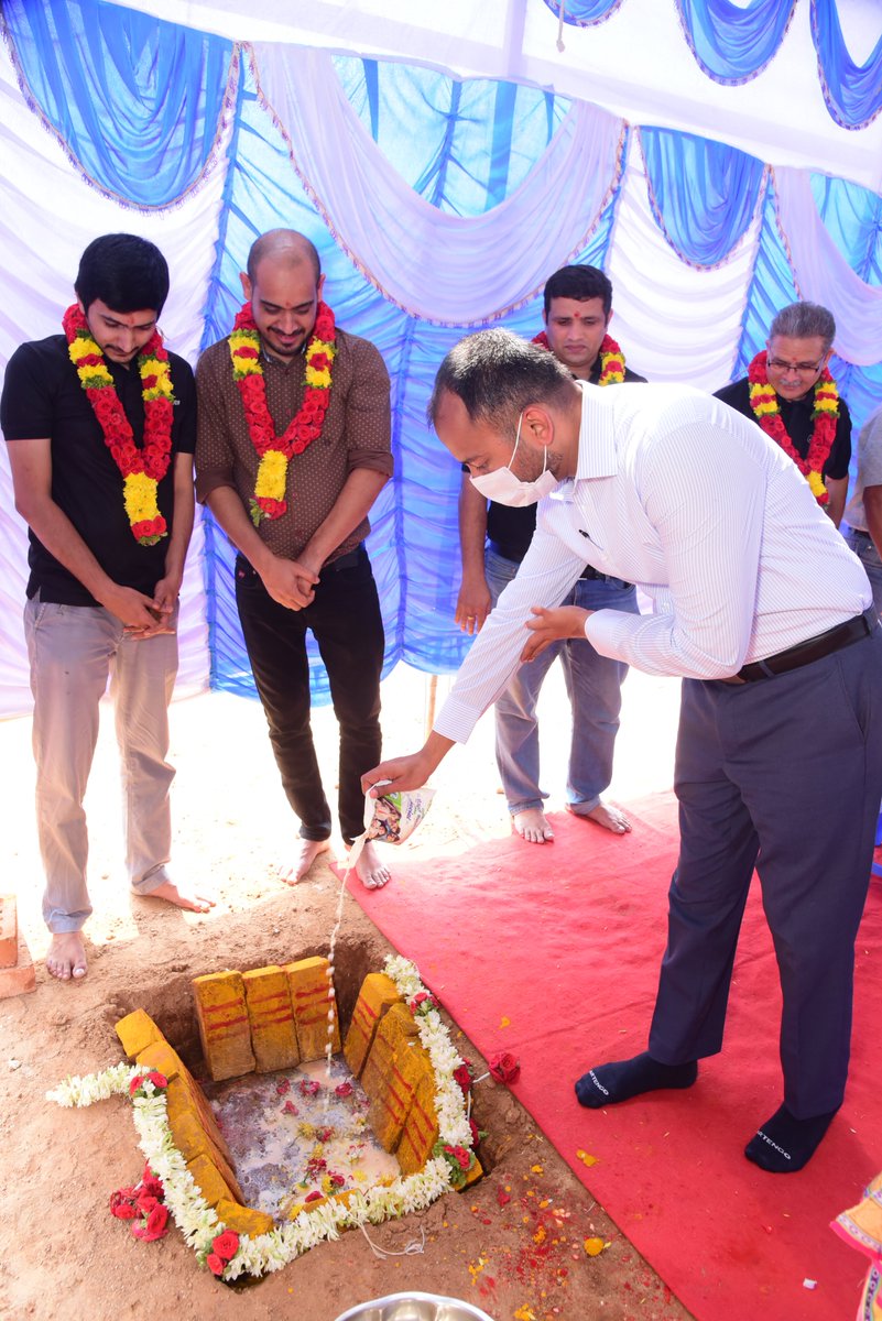 TVSILP's tweet photo. Delighted to announce the Bhoomi Pujan ceremony of Phase-II manufactuting unit of our esteemed customer &amp; India's leading #EV #manufacturer @atherenergy at our park at Hosur, Tamil Nadu. https://t.co/LozCwUXrer