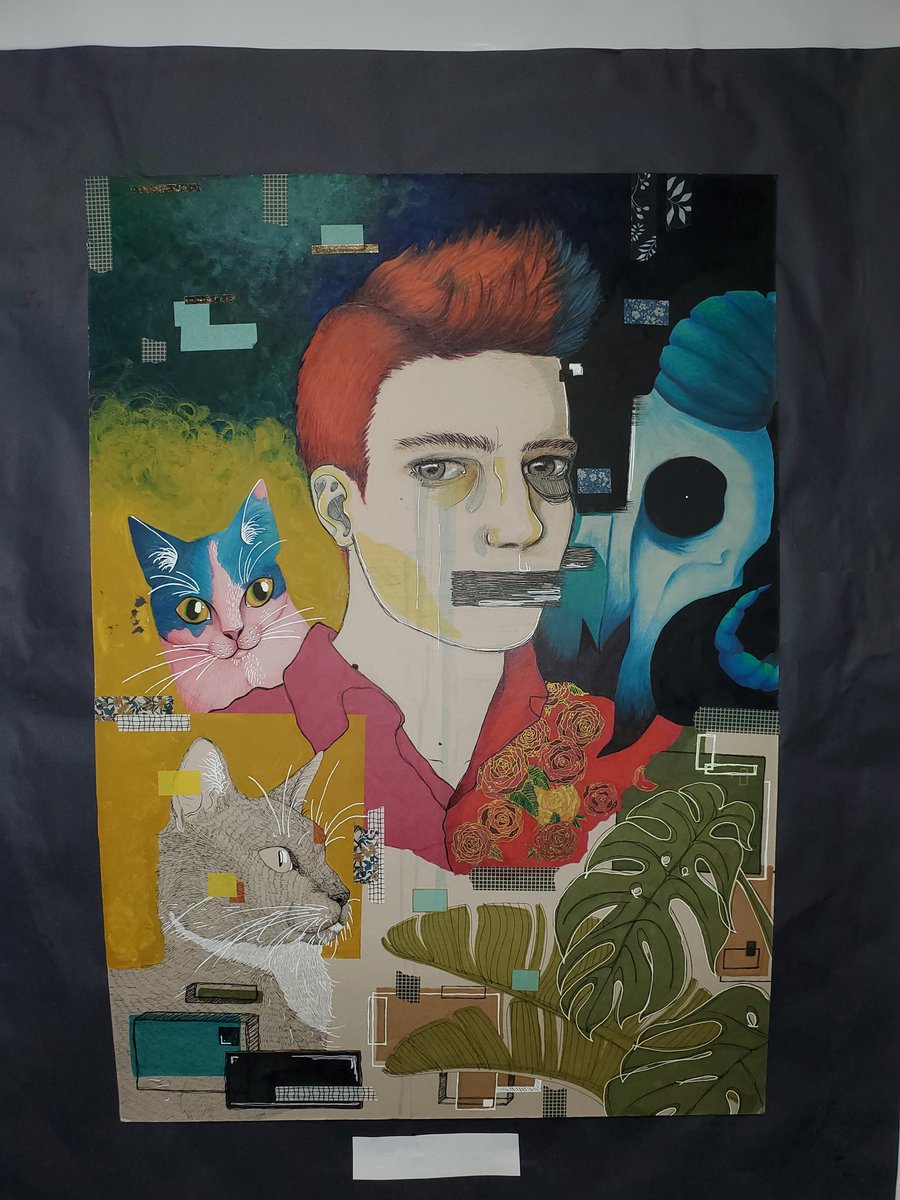 ciaranoneill82's tweet photo. Well done to Sandra O'Reilly (Art Teacher) &amp; all of the talented students from Youthreach Transition Centre who exhibited their pieces yesterday at the Red Stables Gallery. 👏 🎨 🖼 🎭 
Experience Full Collection
Link:https://t.co/gsf0zNMqBb
@CityofDublinETB 
@ThisisFet https://t.co/STirFvKXYB