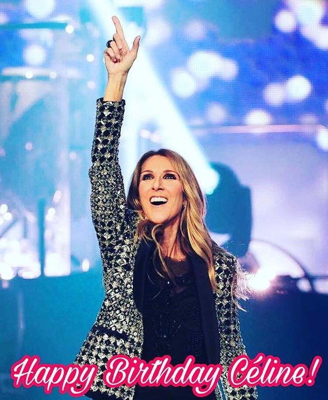 Permit me to say this,Happy birthday mother of the nation Miss Celine Dion . 