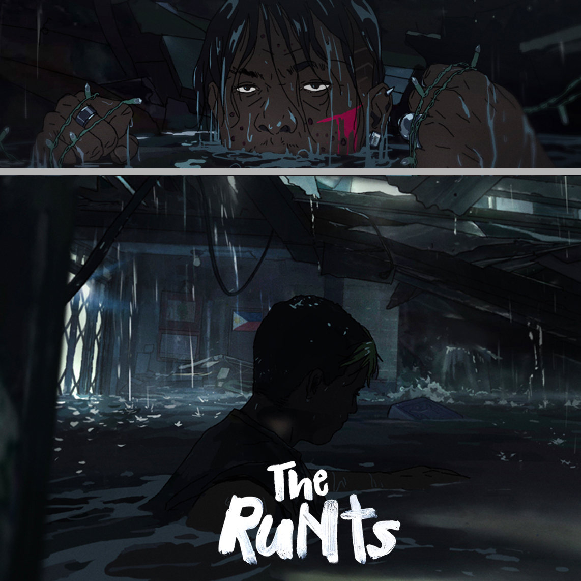 Raymond_t_tan's tweet photo. THE RUNTS - Quiet Storm

Hi, sharing with you a few of the panel work done for THE RUNTS, a #comicbook that I'm working on.
#Manila Flood/ Dead #president$ /Underwater Brawl/

#illustration #conceptart #manga #Philippines 
#TwitterArtists 
Hope you're all keeping well.🙂 https://t.co/aWyAEz5VPu